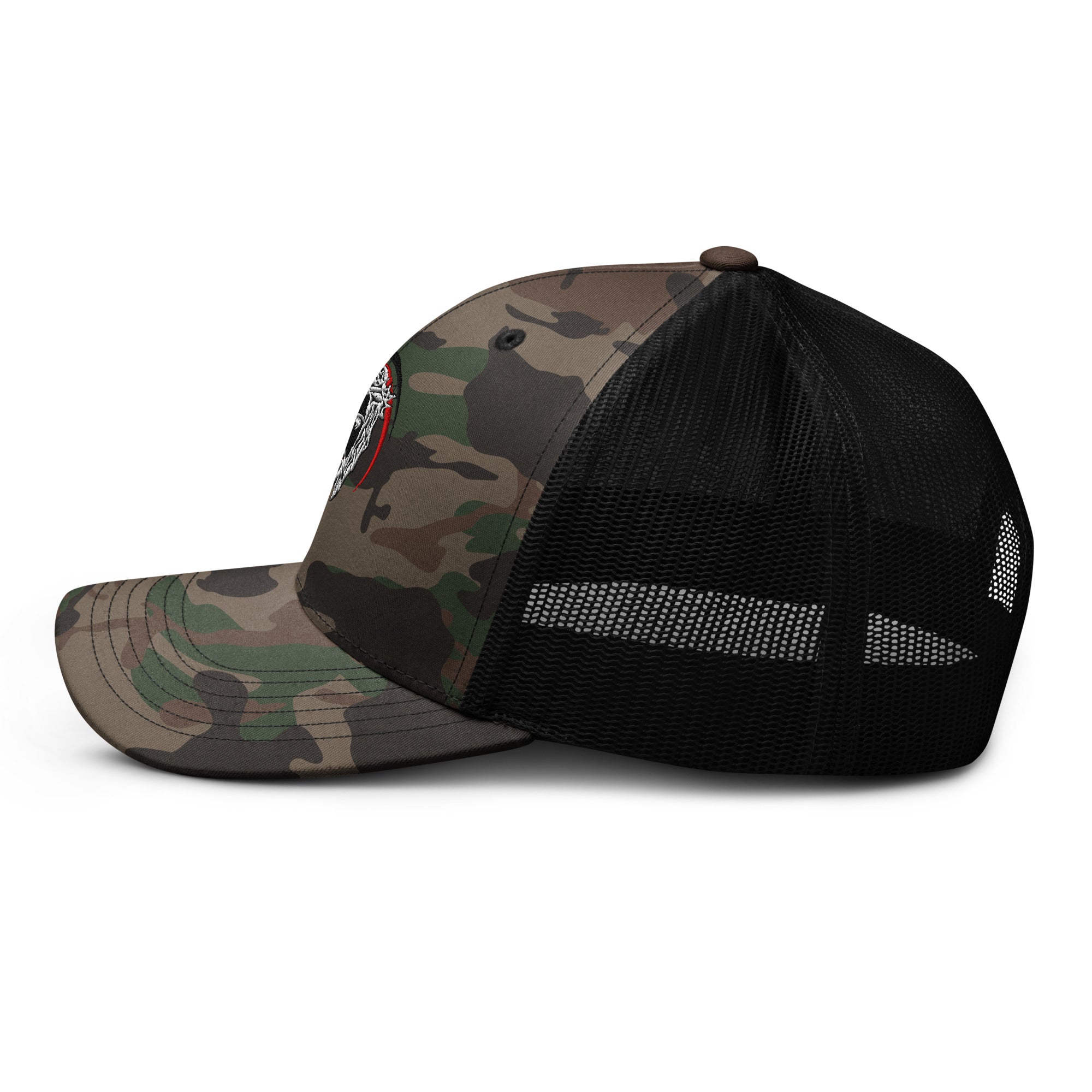 Camouflage - Whatever It Takes - Red Script trucker hat