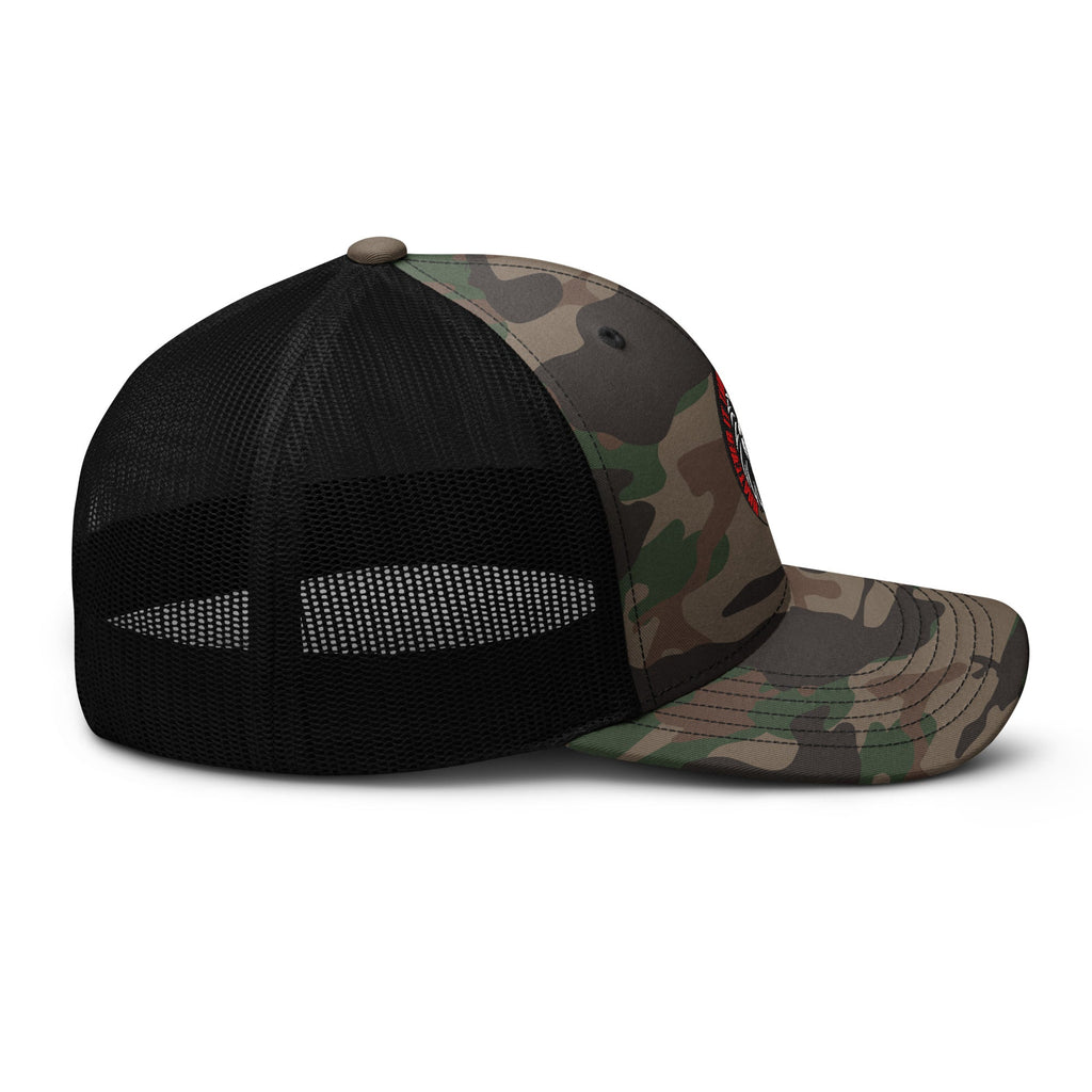 Camouflage - Whatever It Takes - Red Script trucker hat