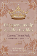 Entrepreneurship & Side Hustles Content Theme Pack Cover