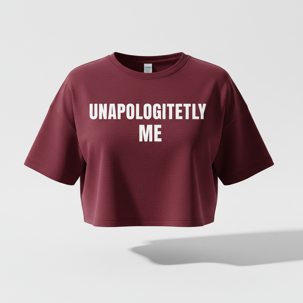 Unapologetically Me Crop Tee