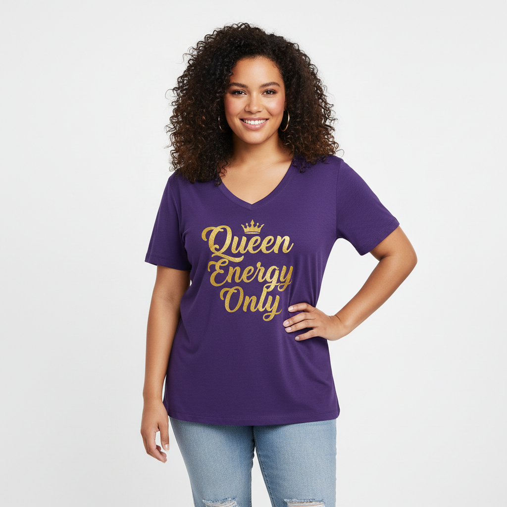 Queen Energy Only V-Neck Tee