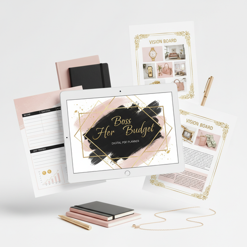 Boss Her Budget Financial Planner Printable PDF