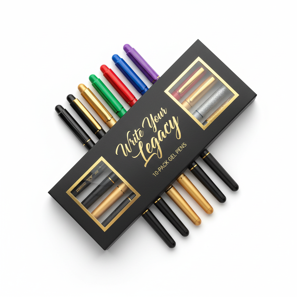 Write Your Legacy Gel Pen Set 10 Pack