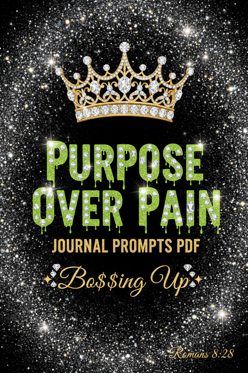 Purpose Over Pain Bling Cover