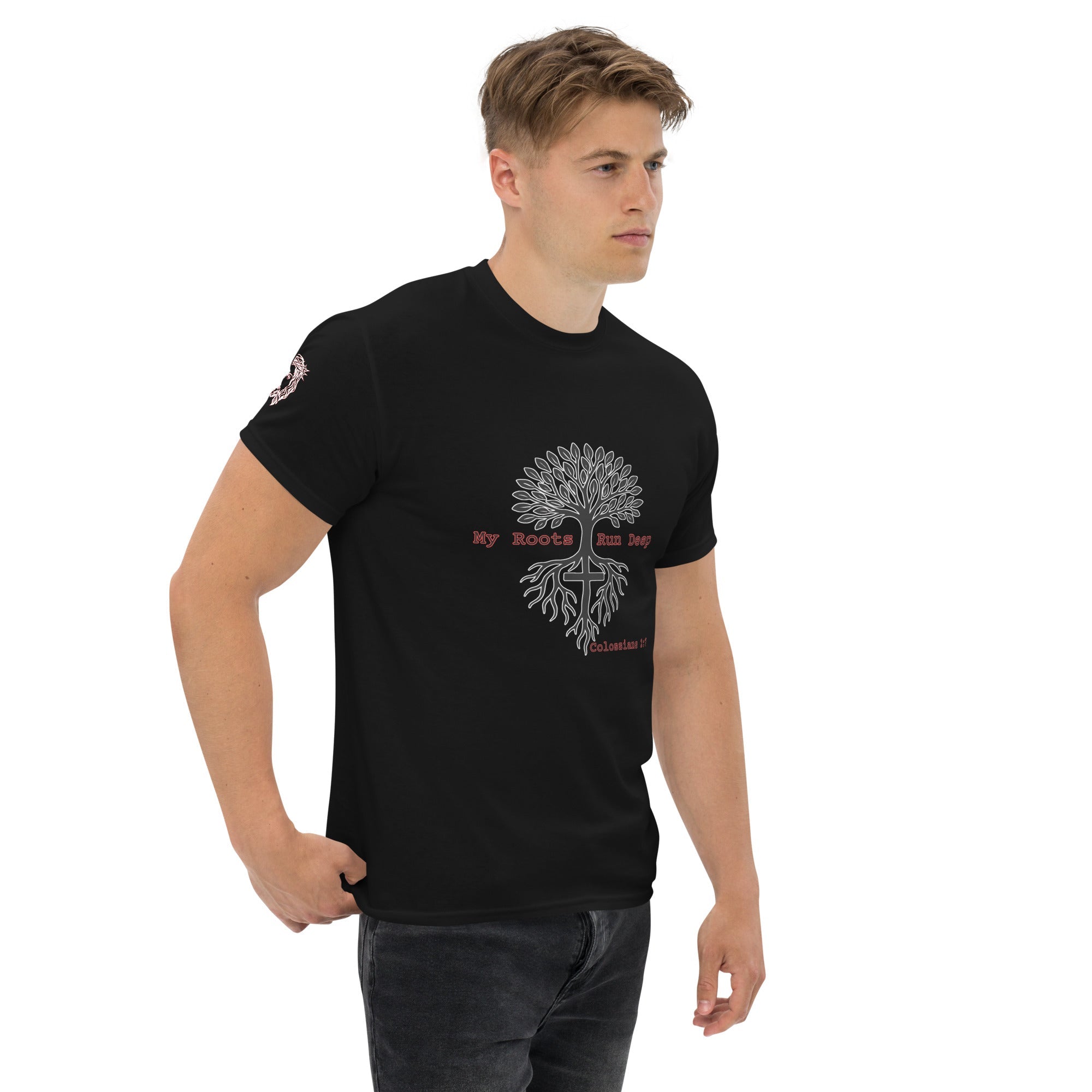 My Roots classic black tee