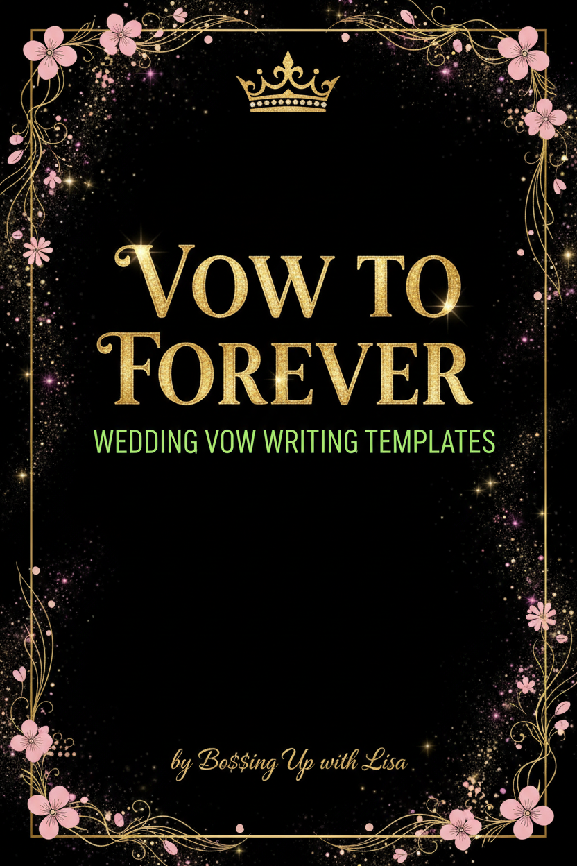 Vow to Forever – Wedding Vow Writing Templates PDF